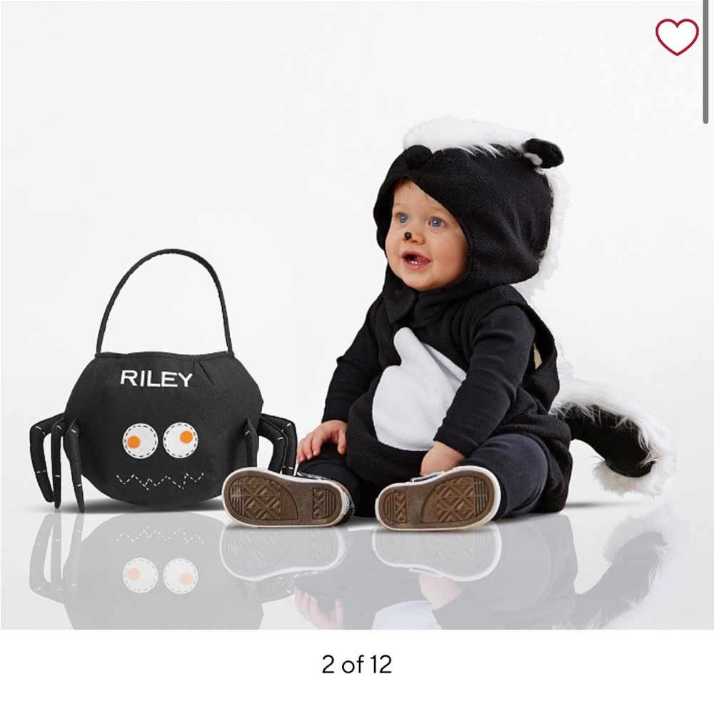 Pottery barn skunk Halloween costume